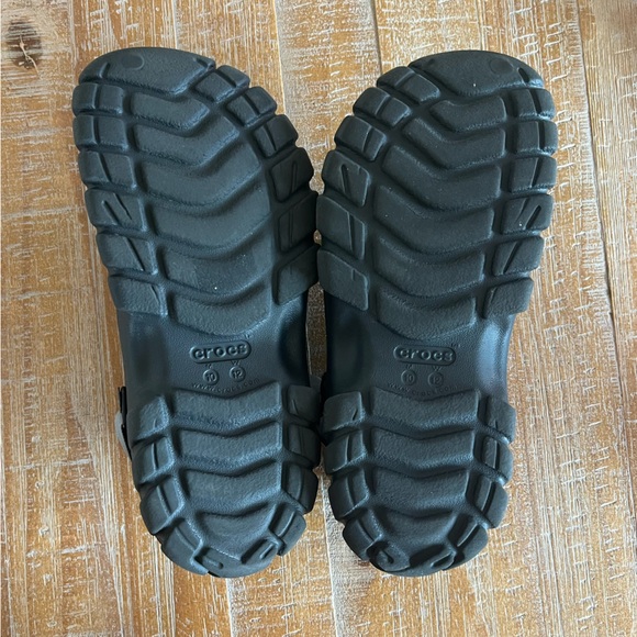 Crocs Black Offroad Sport Clog Graphite Size Men’s 10 Women’s 12 - Picture 6 of 7